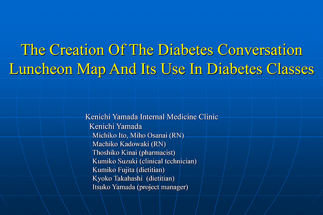 The Creation Of The Diabetes Conversation Luncheon Map And Its Use In Diabetes Classes